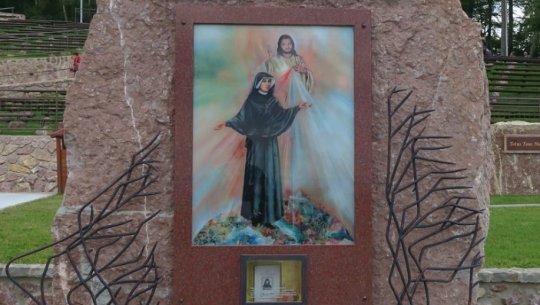 Relikviář s ostatky sestry Faustiny