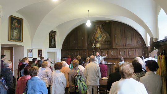 Zašová, sakristie poutního kostela