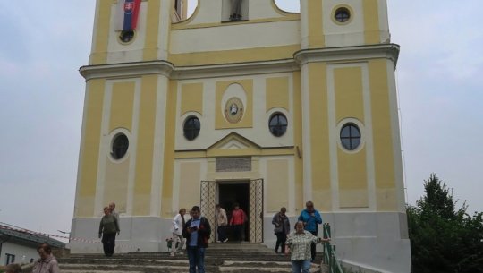 Poutní kostel Malá Skalka v barokní úpravě ze 17. století